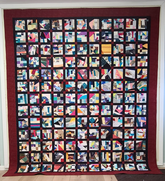 Crumb Quilt 91"x105"